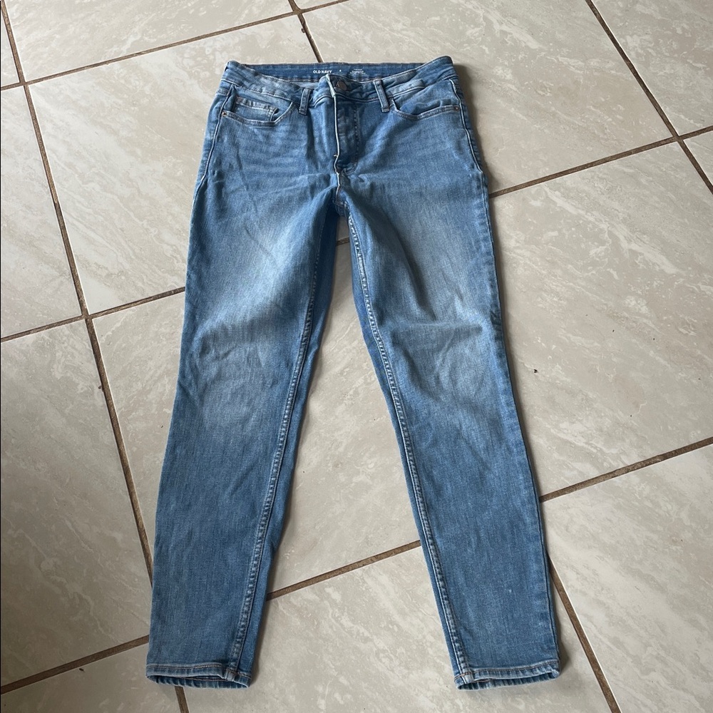 👖 Flattering Rockstar Super Skinny Jeans | Old Navy 8 Short